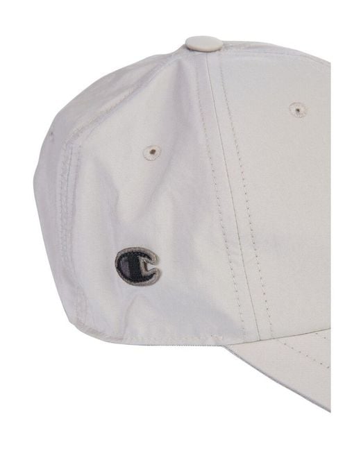 Rick Owens White Logo Baseball Hat