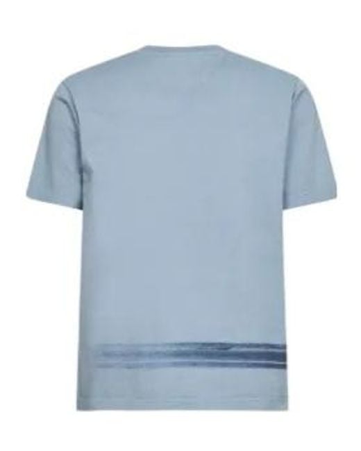C P Company Blue Patterned T-Shirt for men