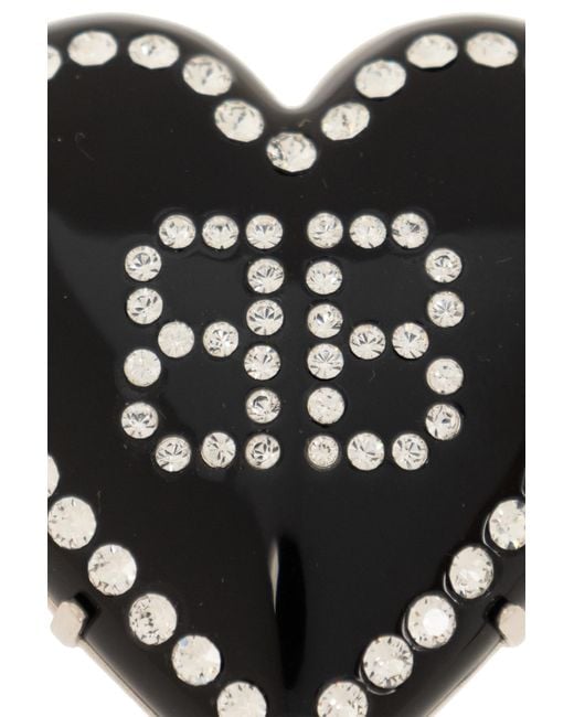 Balenciaga Multicolor Bb Logo Embellished Earrings