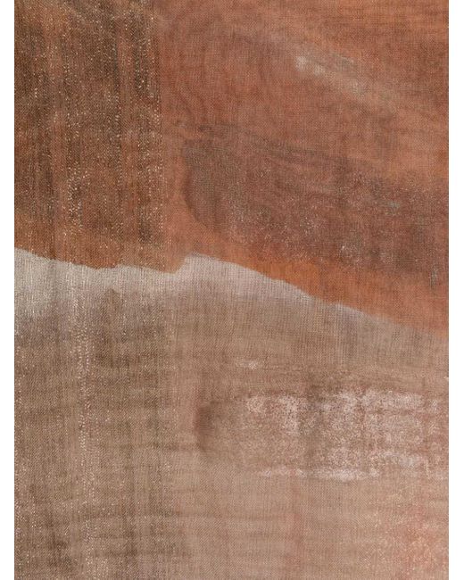 Faliero Sarti Pink Kledy Logo Scarf