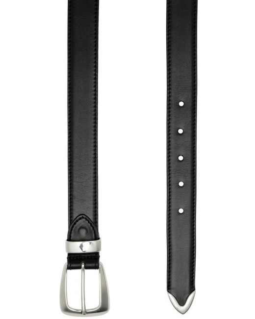 Khaite White Benny Leather Belt