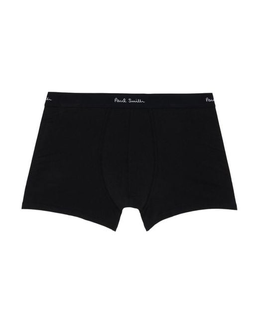 Paul Smith Black Three Pack Boxers for men