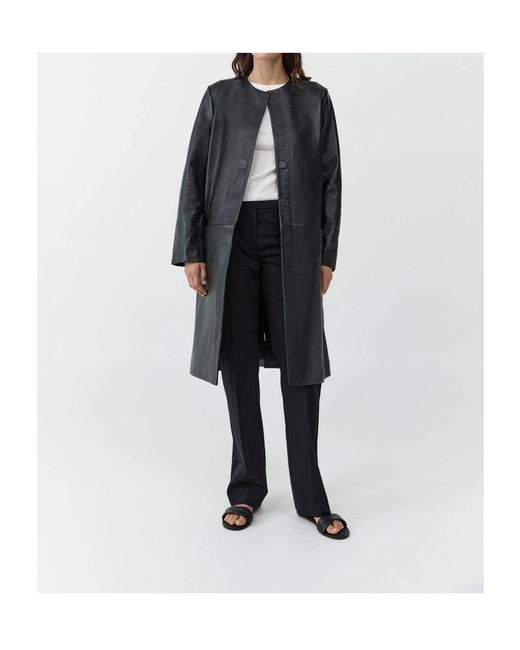 St. Agni Black Magnetic Snap Jacket