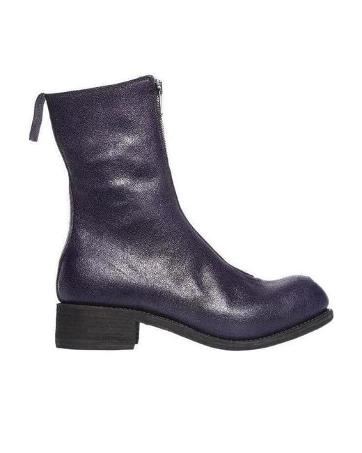 Guidi Blue Ankle Boots