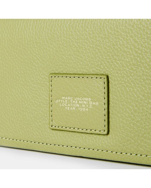 Marc Jacobs Green Grainedleather Mini Crossbody Bag