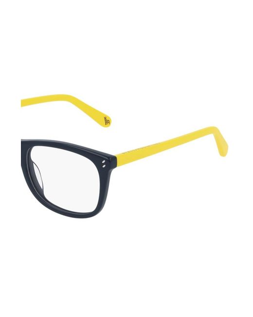 Stella McCartney Metallic Two-Tone Rectangle Glasses