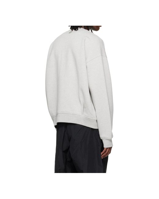 Wooyoungmi White French Terry Cloth Casual Jacket for men
