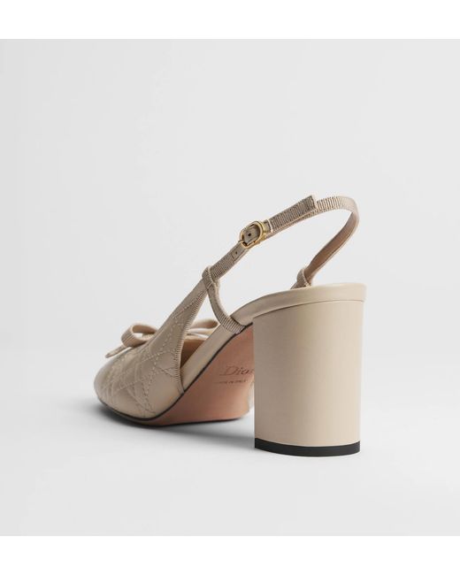 Dior Natural Ballet Slingback Pump