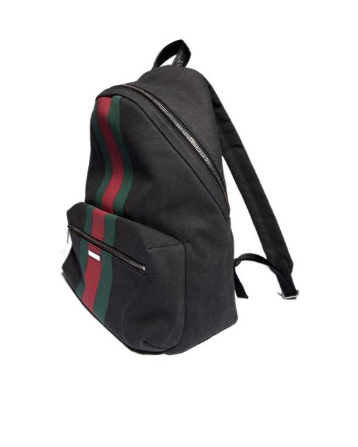 Gucci Black Positano Large Backpack for men