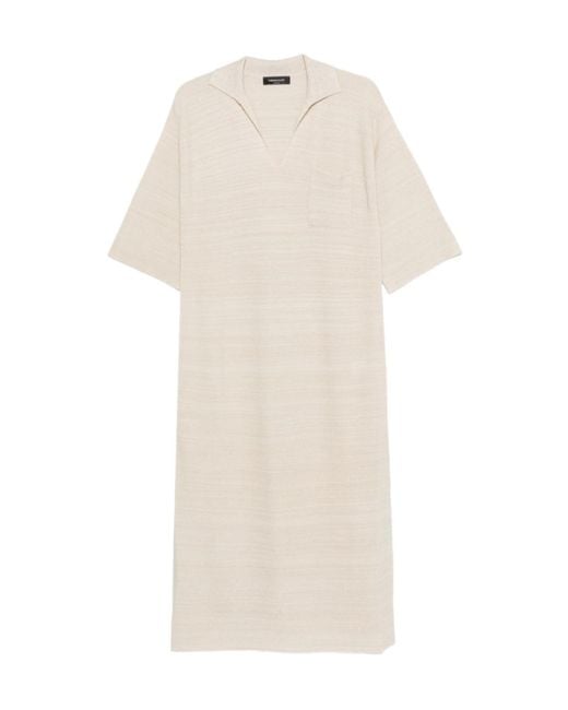 Fabiana Filippi White Striped Dress