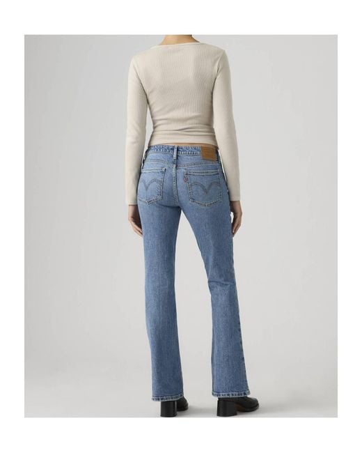 Levi's Blue Low Slim Boot Jeans