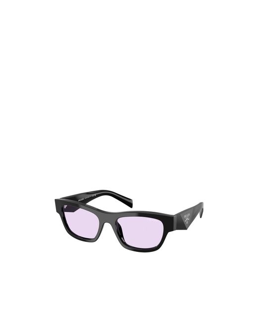 Prada White Eyewear Square Frame Sunglasses