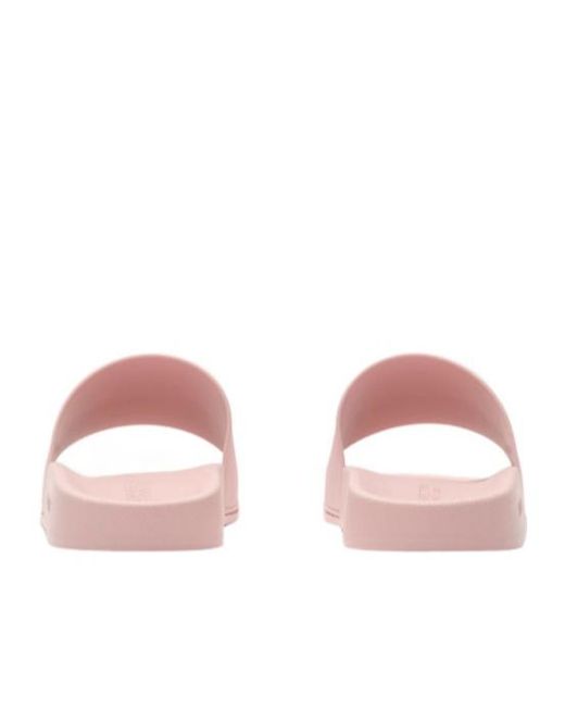 Burberry Pink Furley Logo Slides