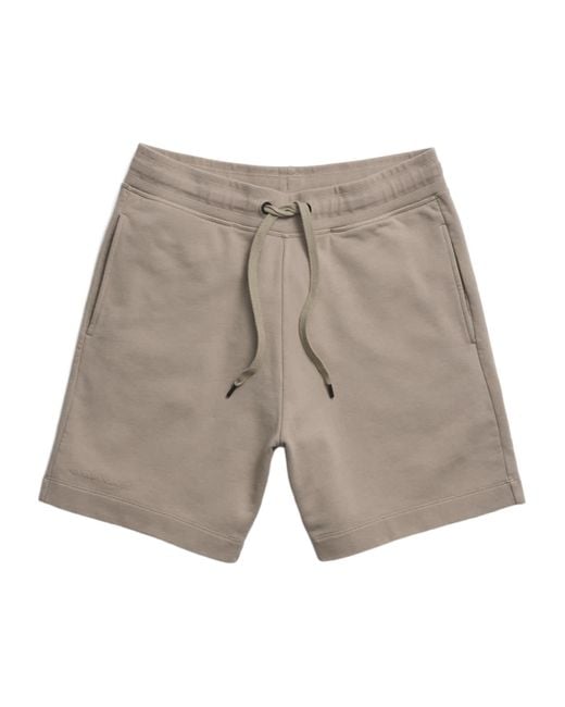 Canada Goose Gray Huron Drawstring Cotton Shorts for men