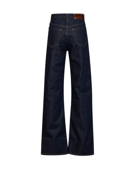 Dries Van Noten Blue Belt-Loop Jeans