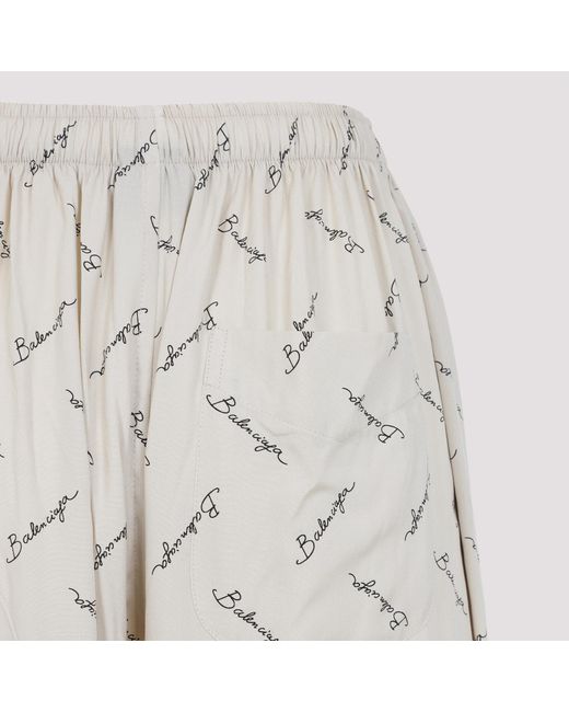 Balenciaga White Trousers