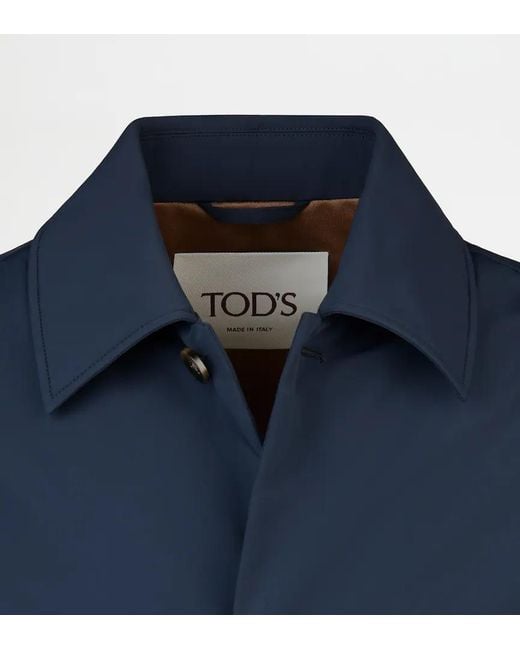 Tod's Blue Long-Sleeved Jacket for men
