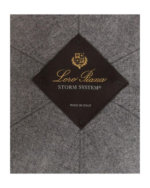 Loro Piana Brown Baseball Cap for men