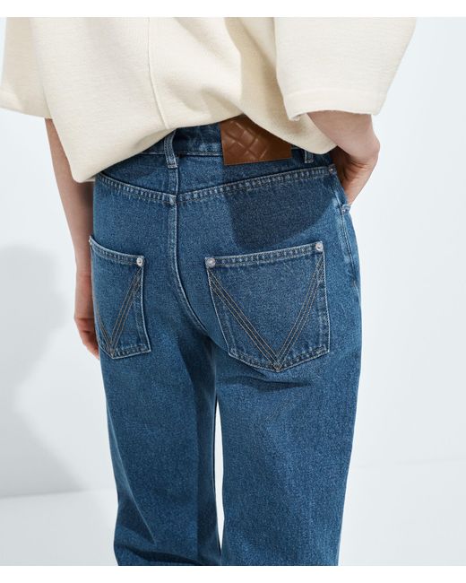 Bottega Veneta Blue Medium Straight Jeans