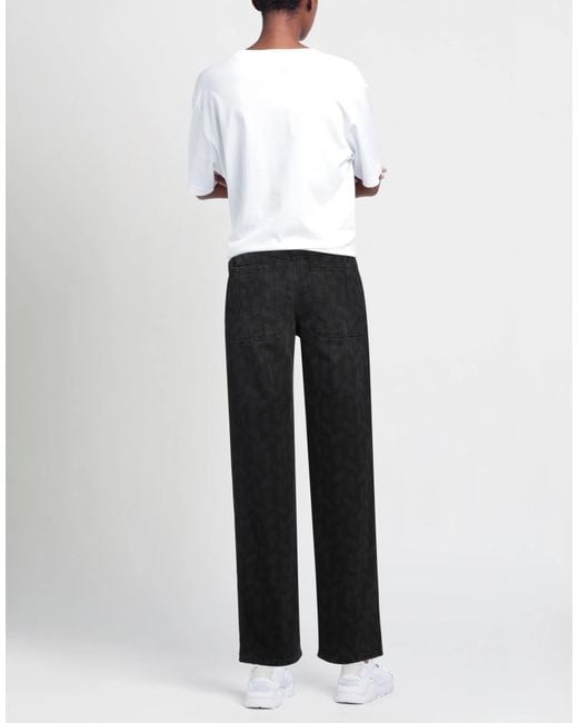 Isabel Marant Black High-Waist Straight-Leg Jeans