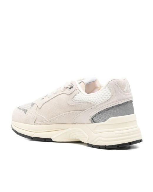 Autry White Hyperway Mesh Panel Sneakers