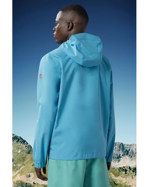 Moncler Blue Grenoble Shipton Hooded Jacket for men