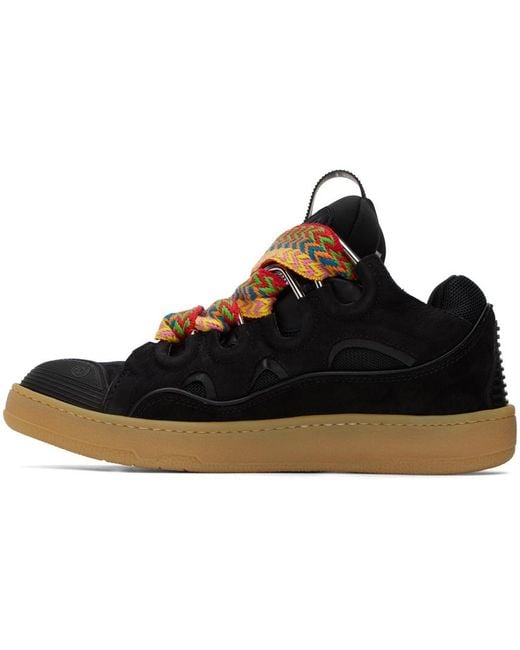 Lanvin Black Curb Low-Top Sneakers for men