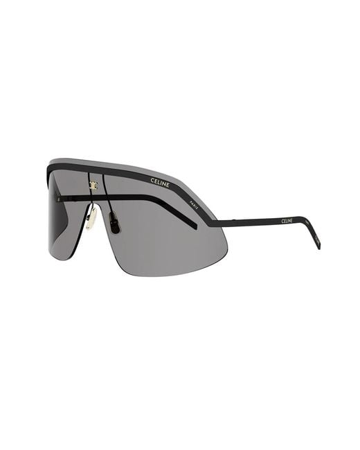 Céline Gray Letter Sunglasses for men