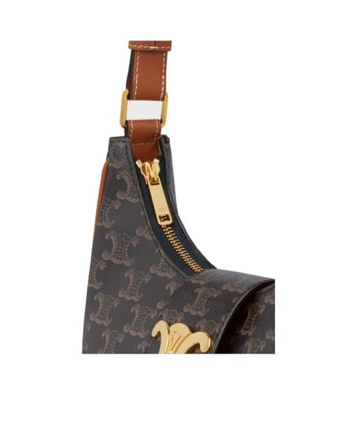 Céline Black Medium Ava Triomphe Bag