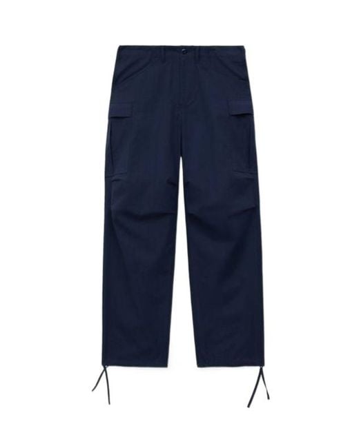 KENZO Blue Varsity' Cargo Pants for men