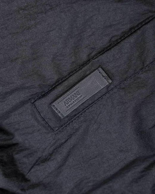 Armani Collezioni Blue Logo Casual Jacket for men