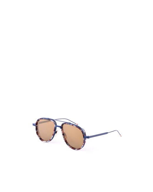 Thom Browne Multicolor Pilot-Frame Sunglasses for men
