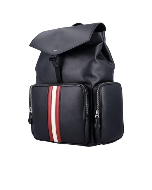 Bally Blue Mythos Clasp Fastened Backpack for men