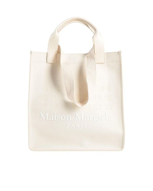 Maison Margiela White Large Solid Color Handbag