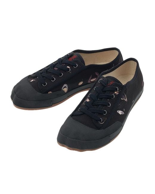 Vivienne Westwood Blue Printed Low-Cut Casual Shoes for men