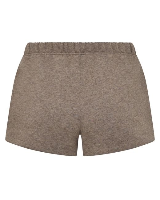 Fear Of God Gray Logo Drawstring Shorts