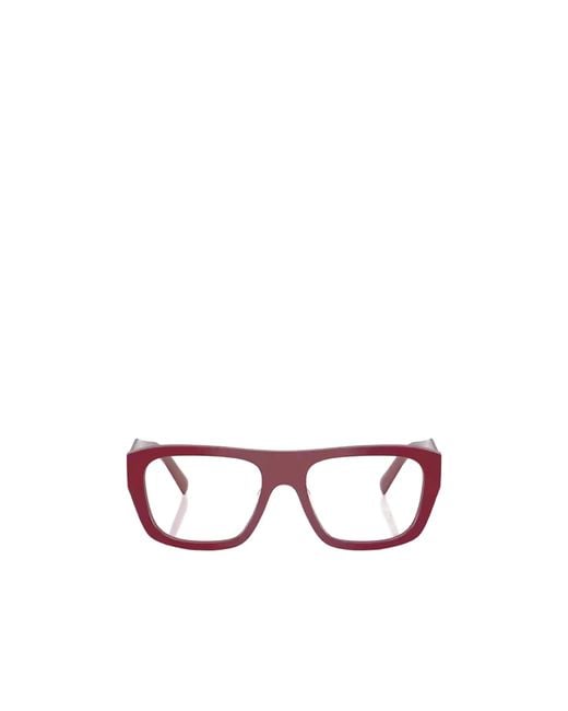 Prada Multicolor Eyewear Geometric Frame Glasses