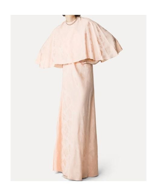 Forte_forte Pink Overlay-Floral Maxi Dress