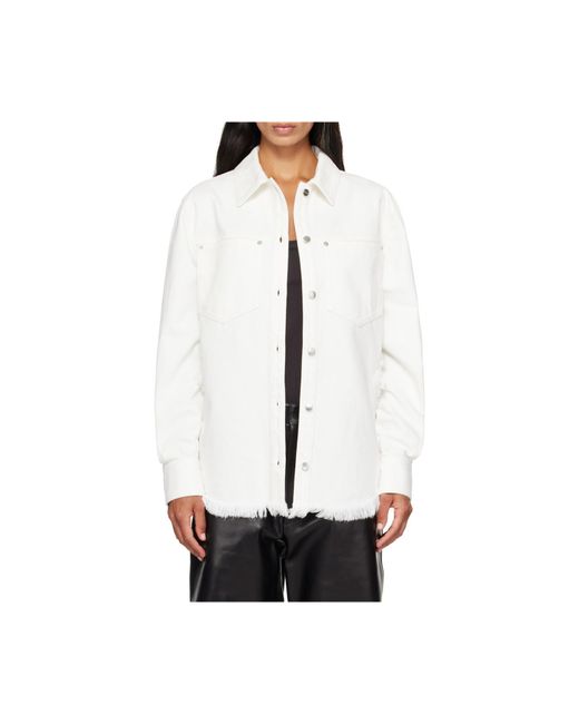 Ferragamo White Denim Blouson