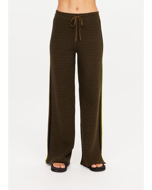 The Upside Brown Castilla Juniper Drawstring Track Pants