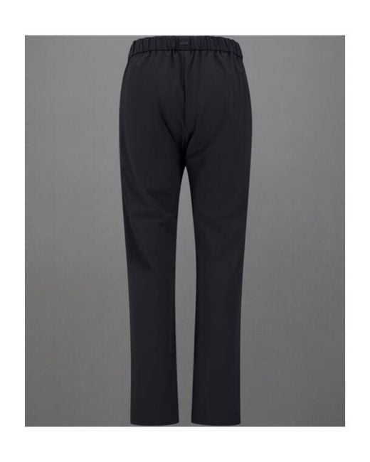 Herno Black Ultralight Drawstring Trousers