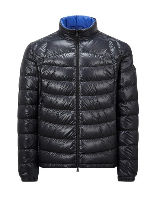 Moncler Black Zip-Up Padded Jacket for men