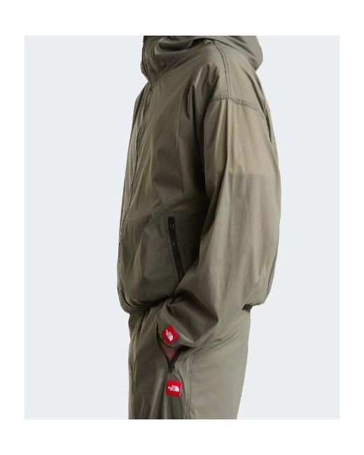The North Face Green Tnf Box Packable Hooded Wind Jacket for men