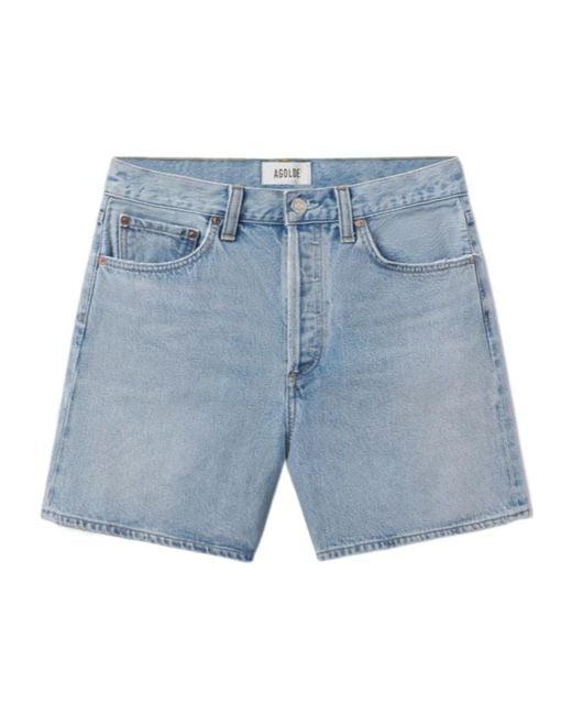 Agolde Blue Dame Shorts