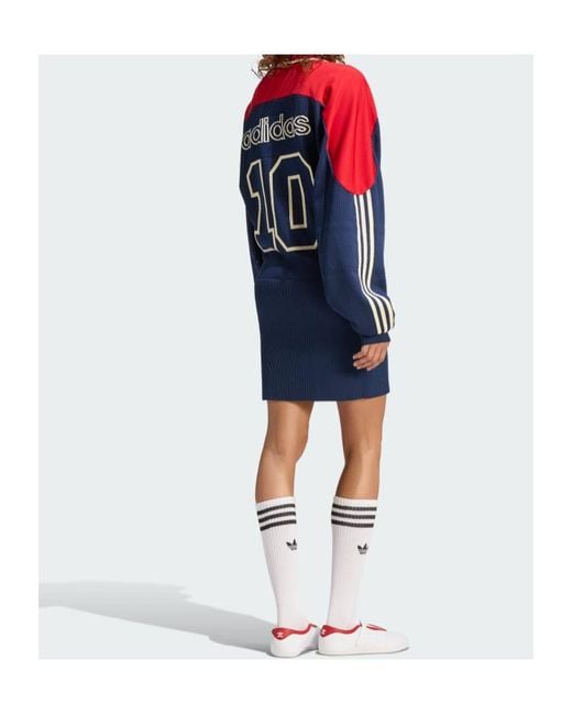 Adidas Originals Blue Polo Dress