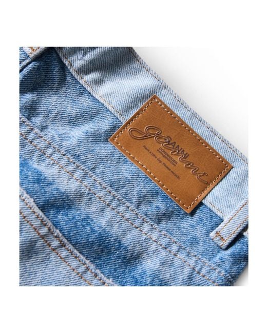 Ganni Blue Versatile Loose-Fit Jeans