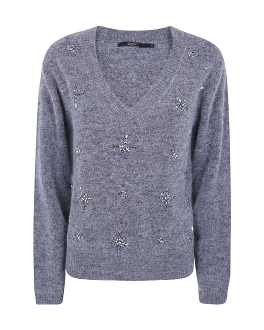 Seventy Blue V-Neck Jumper