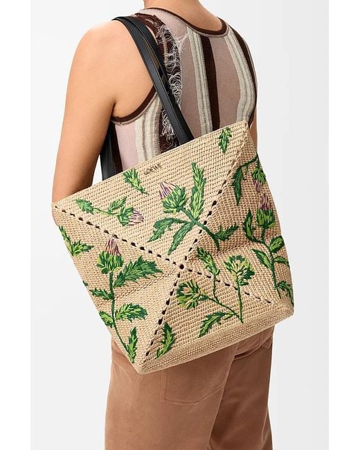 Loewe Metallic Medium Puzzle Fold Tote Bag