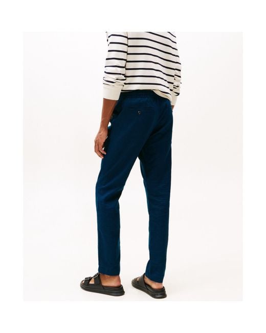 Tommy Hilfiger Blue Harlem Relaxed Tapered Leg Chinos for men
