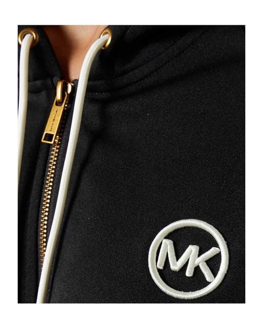 MICHAEL Michael Kors Black Zipper Sweatshirt